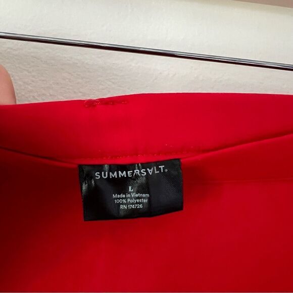 Summersalt The Short Beach to Brunch Coverup Wrap Skirt NEW Size Large Pink - Picture 9 of 9